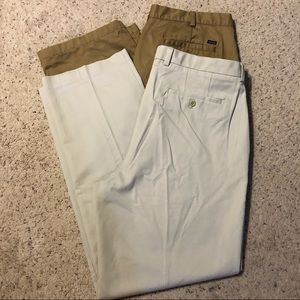 IZOD 38/34 Classic Fit Khakis - 2 Pairs